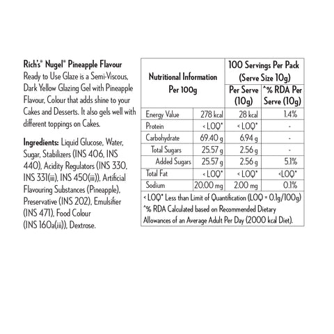 Rich's Nugel Pineapple Glaze 1 Kg