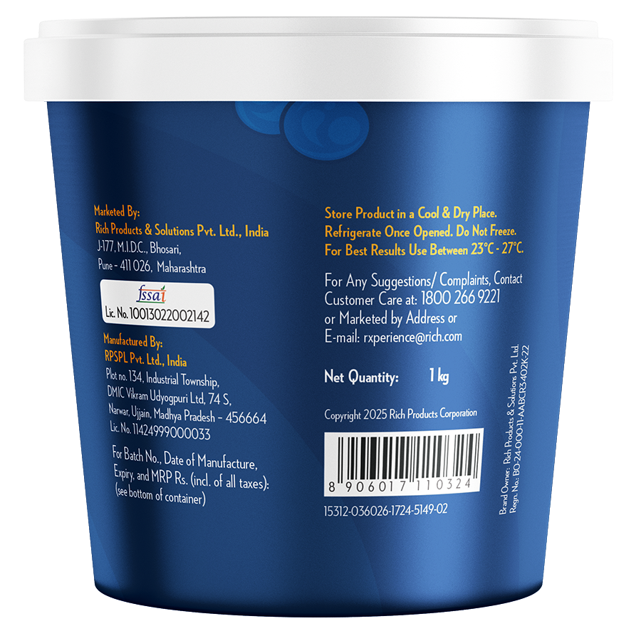 Rich's Nugel Blueberry Glaze 1 Kg