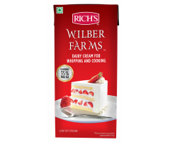 Rich's Wilber Farms Dairy Cream for Whipping and Cooking 1Ltr